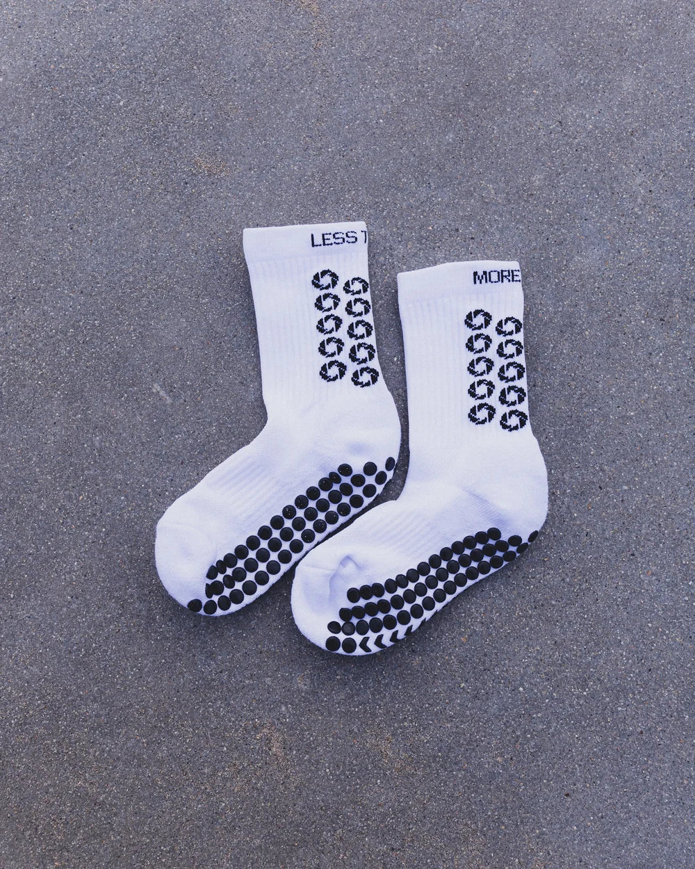 White Grip Socks
